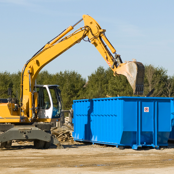 can i choose the location where the residential dumpster will be placed in Royston